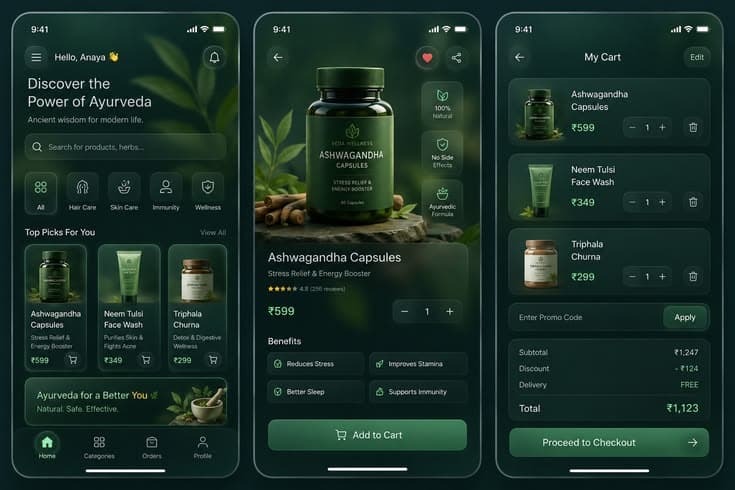 Saffron & Sage Landing Page